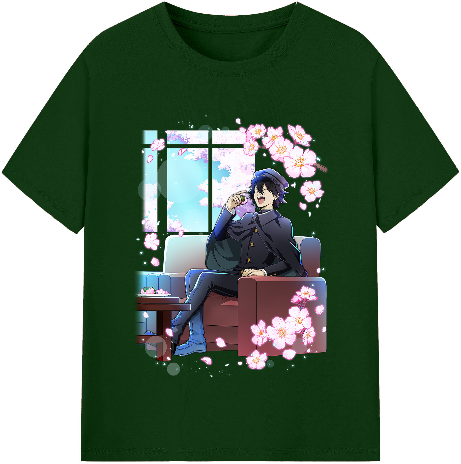 （画像用） 文豪ストレイドッグス Bungo Stray Dogs 綿100％半袖Tシャツ（フロントプリント）